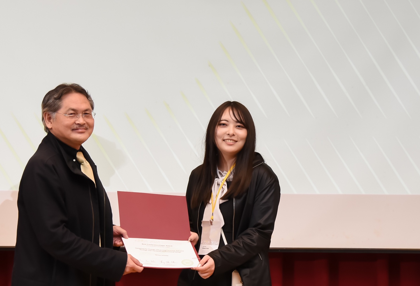 情報メディア学専攻 岸さんが「KEER 2024」にて受賞